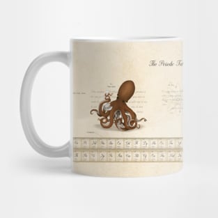 Neo-Victorian Periodic Table of Elements Wide Format Mug